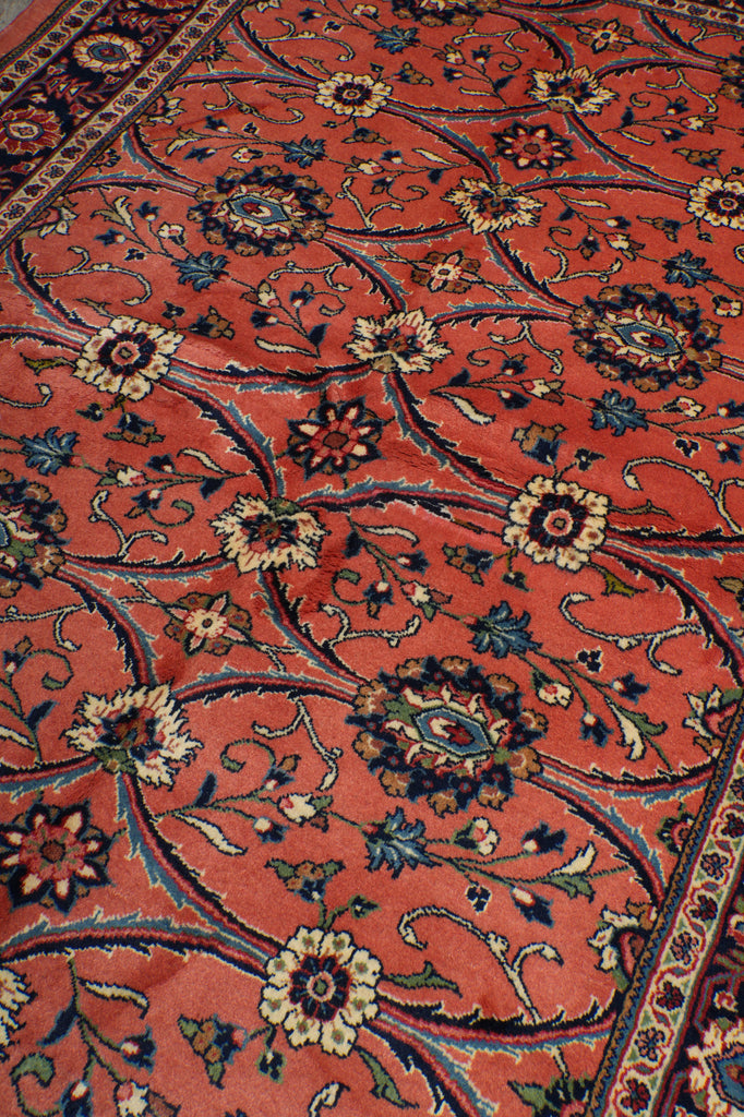 5.5 x 8.8 Blush Color Fine Persian Sarouk Rug #B-72415