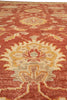 Load image into Gallery viewer, 8.10 x 11.6 New Handmade Zigler Chobi Carpet Rust Coral #F-4181