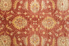 Load image into Gallery viewer, 8.10 x 11.6 New Handmade Zigler Chobi Carpet Rust Coral #F-4181