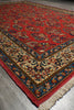 Load image into Gallery viewer, 7.3 x 10.3 Pinky Salmon Persian Sarouk Wool Rug #B-72414