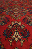Load image into Gallery viewer, 7.3 x 10.3 Pinky Salmon Persian Sarouk Wool Rug #B-72414