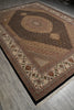 Load image into Gallery viewer, Decorative rug with intricate patterns on a gray floor.