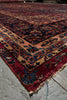 Load image into Gallery viewer, 12.7 x 19.5 Genuine Antique Persian Rug Burgundy Blue 1930&#39;s #PIX-231