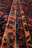 Load image into Gallery viewer, 12.7 x 19.5 Genuine Antique Persian Rug Burgundy Blue 1930&#39;s #PIX-231