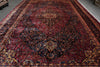 Load image into Gallery viewer, 12.7 x 19.5 Genuine Antique Persian Rug Burgundy Blue 1930&#39;s #PIX-231