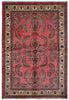 Load image into Gallery viewer, 7 x 10.7 Salmon Fine Persian Sarouk Rug #B-72763