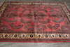 Load image into Gallery viewer, 7 x 10.7 Salmon Fine Persian Sarouk Rug #B-72763