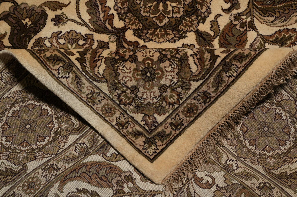 8 x 8 Feet Square Handmade Jaipur Rug #F-3366