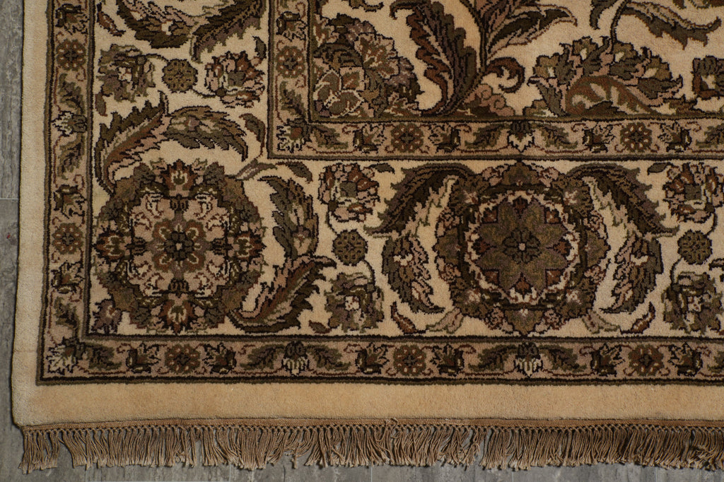 8 x 8 Feet Square Handmade Jaipur Rug #F-3366