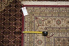 Load image into Gallery viewer, Decorative rug with a measuring tape on top, showing measurements.