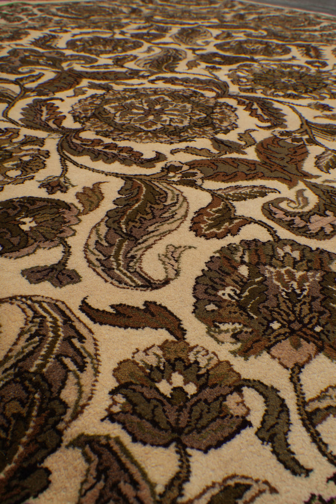 8 x 8 Feet Square Handmade Jaipur Rug #F-3366