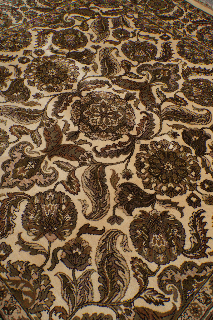 8 x 8 Feet Square Handmade Jaipur Rug #F-3366