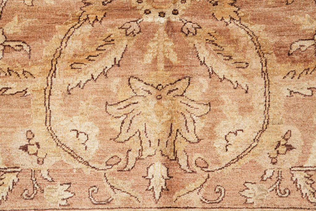 9.2 x 11.5 Neutral Cinnamon Coffee Brown Chobi Peshawar Great Rug #F-4183