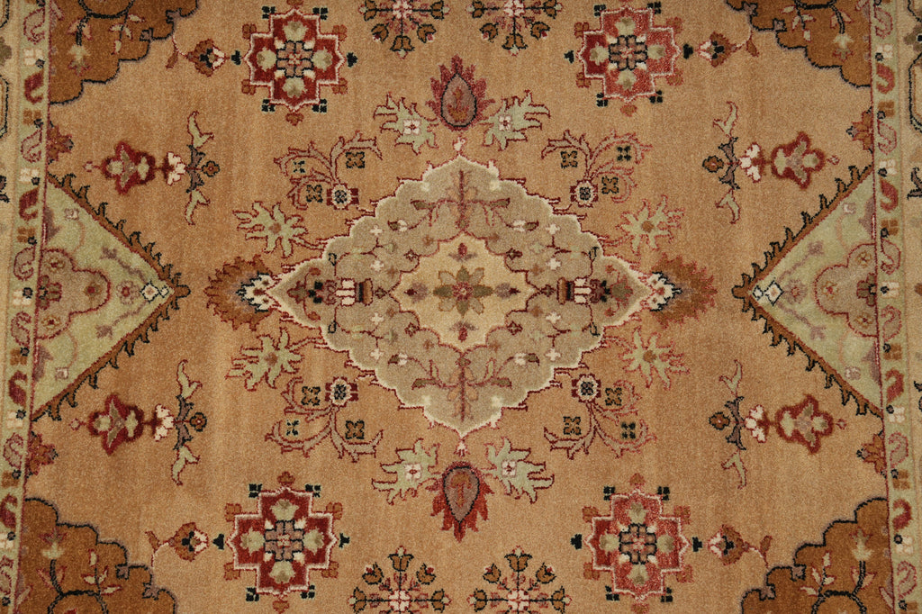 8 x 8 Camel Brown Oushak Rug #PIX-16086