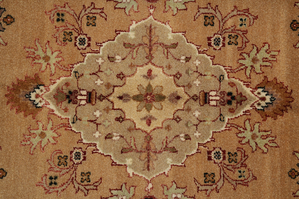 8 x 8 Camel Brown Oushak Rug #PIX-16086