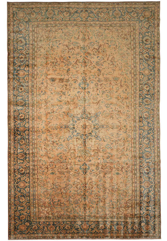 11.2 x 16.5 Estate Persian Hand-Knotted Wool Rug