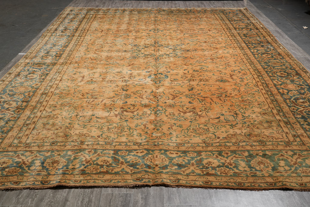 11.2 x 16.5 Estate Persian Hand-Knotted Wool Rug #PIX-12595