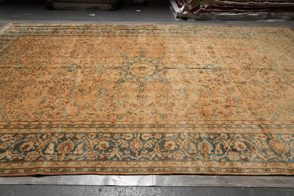 11.2 x 16.5 Estate Persian Hand-Knotted Wool Rug #PIX-12595