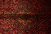 Load image into Gallery viewer, Close-up of a red and black patterned fabric