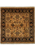 Load image into Gallery viewer, 8 x 8 Feet Square Handmade Rug Overdyed Gold #F-3365