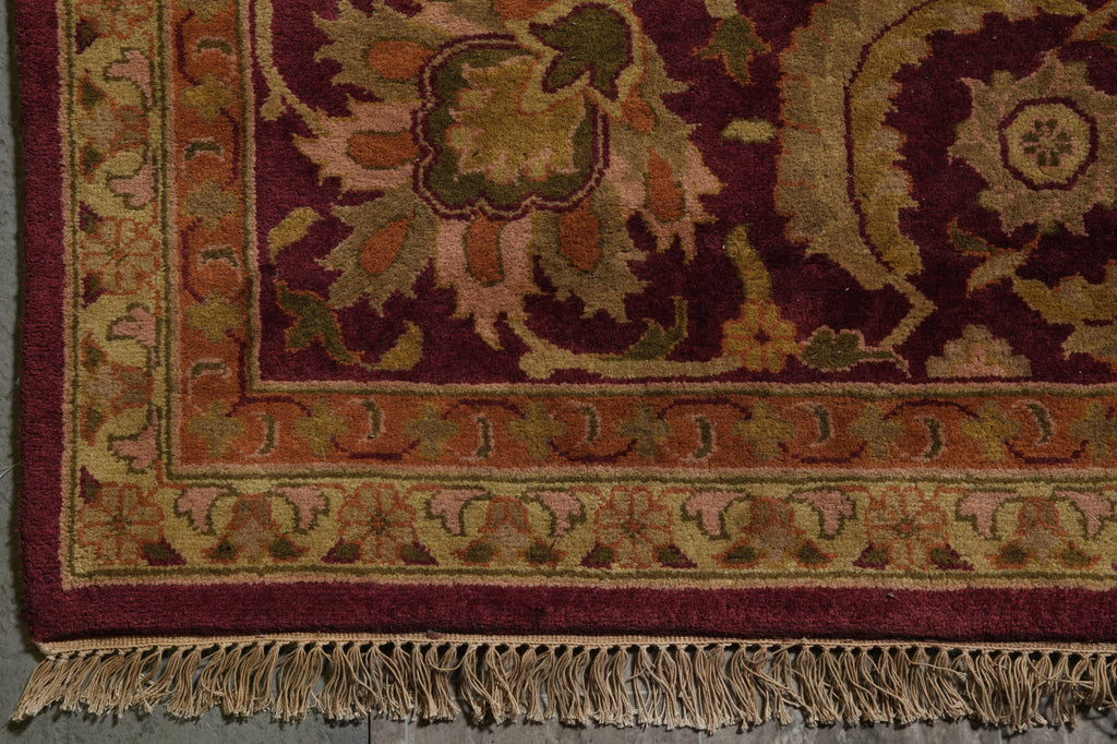 12 x 17.8 Quality Wool Handmade Jaipur Rug #F-4494