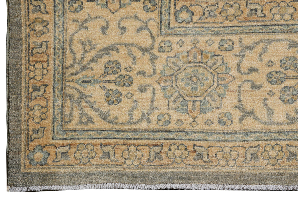 9.2 x 11.10 Nice Handmade Chobi Peshawar Zigler Rug Slate Gray #F-4185