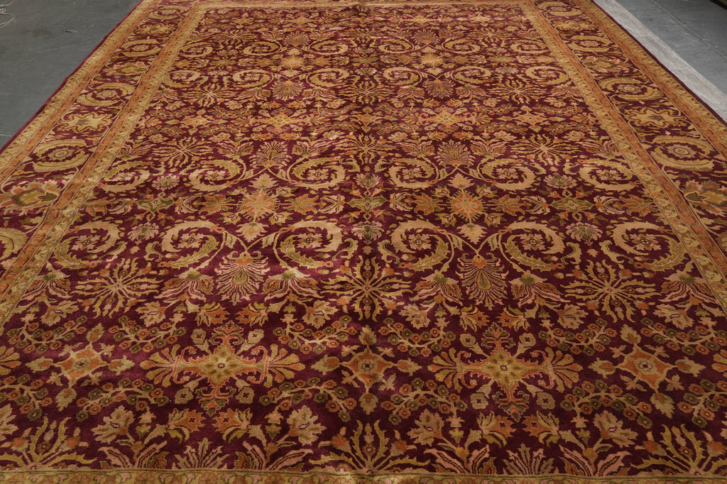 12 x 17.8 Quality Wool Handmade Jaipur Rug #F-4494