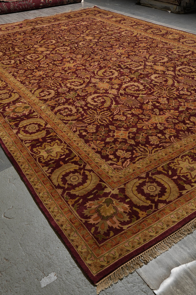 12 x 17.8 Quality Wool Handmade Jaipur Rug #F-4494