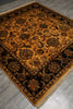 Load image into Gallery viewer, 8 x 8 Feet Square Handmade Rug Overdyed Gold #F-3365