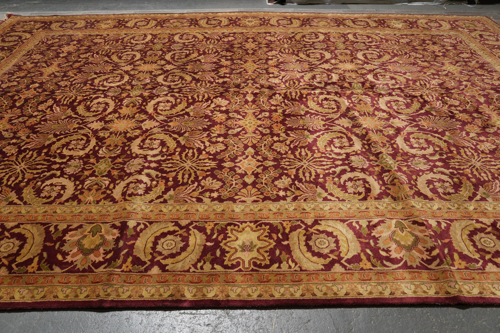 12 x 17.8 Quality Wool Handmade Jaipur Rug #F-4494