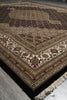Load image into Gallery viewer, Decorative rug with intricate patterns on a concrete floor.