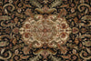 Load image into Gallery viewer, 12 x 17.9 Quality Handmade Jaipur Rug Black #B-78926