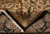Load image into Gallery viewer, 12 x 17.9 Quality Handmade Jaipur Rug Black #B-78926