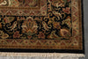 Load image into Gallery viewer, 12 x 17.9 Quality Handmade Jaipur Rug Black #B-78926