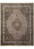 Load image into Gallery viewer, Decorative rug with intricate patterns and a border on a plain background