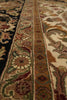 Load image into Gallery viewer, 12 x 17.9 Quality Handmade Jaipur Rug Black #B-78926