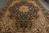 Load image into Gallery viewer, 12 x 17.9 Quality Handmade Jaipur Rug Black #B-78926