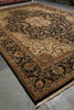 Load image into Gallery viewer, 12 x 17.9 Quality Handmade Jaipur Rug Black #B-78926