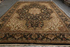 Load image into Gallery viewer, 12 x 17.9 Quality Handmade Jaipur Rug Black #B-78926