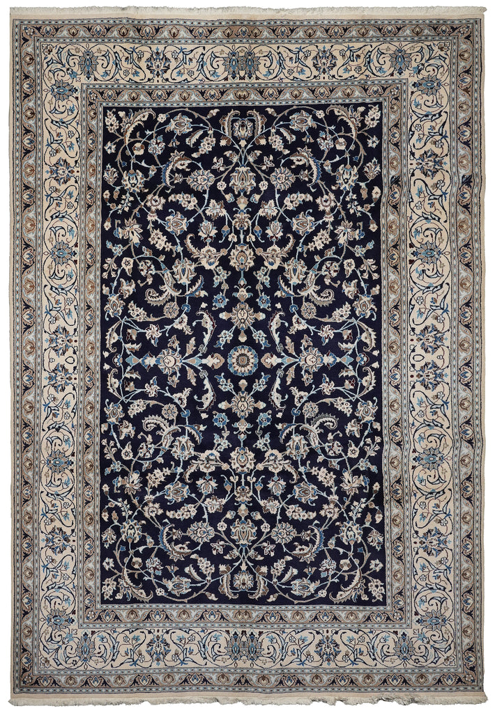8 x 11.7 Persian Fine Nain Rug Iran #PIX-14345