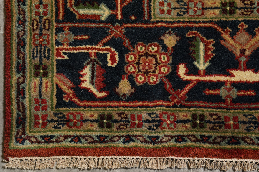 9.9 x 10.1 Square New Handmade Wool Heriz Serapi Rug #F-4495