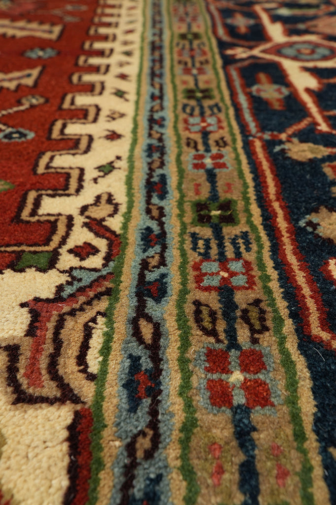 9.9 x 10.1 Square New Handmade Wool Heriz Serapi Rug #F-4495