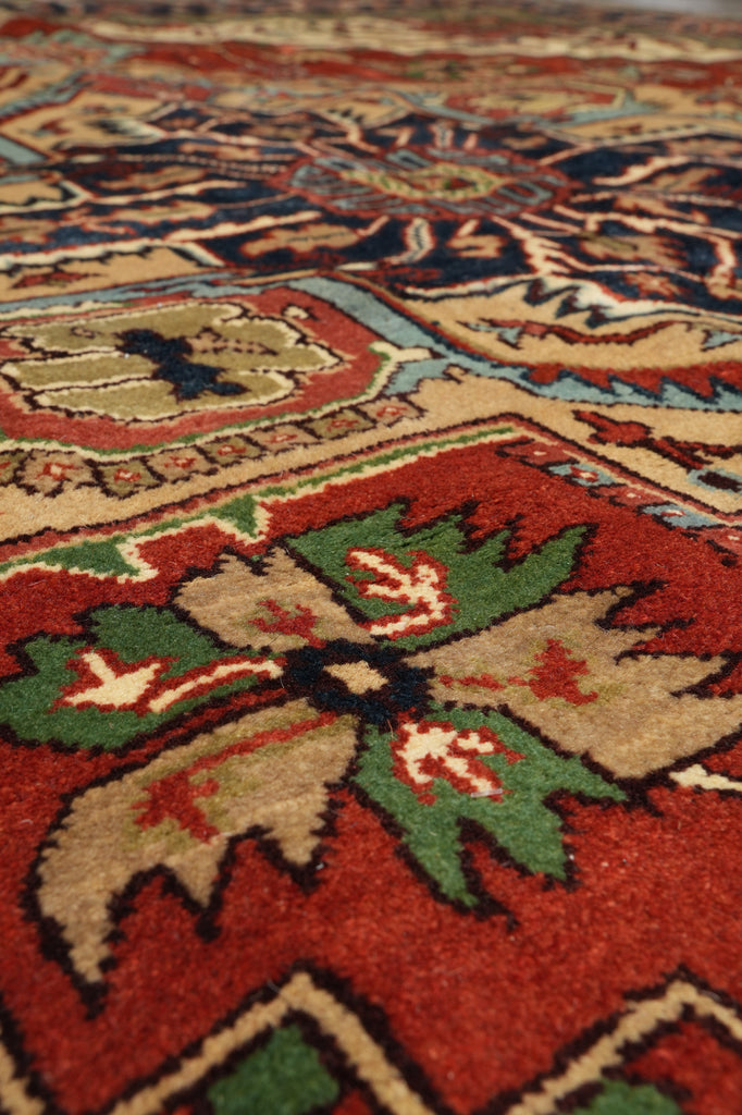 9.9 x 10.1 Square New Handmade Wool Heriz Serapi Rug #F-4495