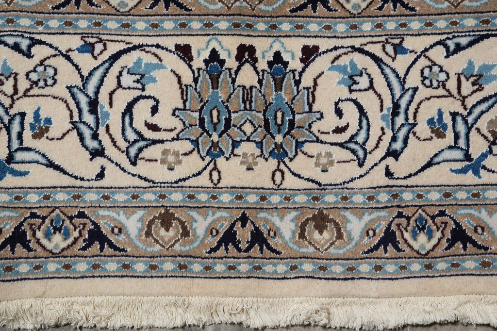 8 x 11.7 Persian Fine Nain Rug Iran #PIX-14345