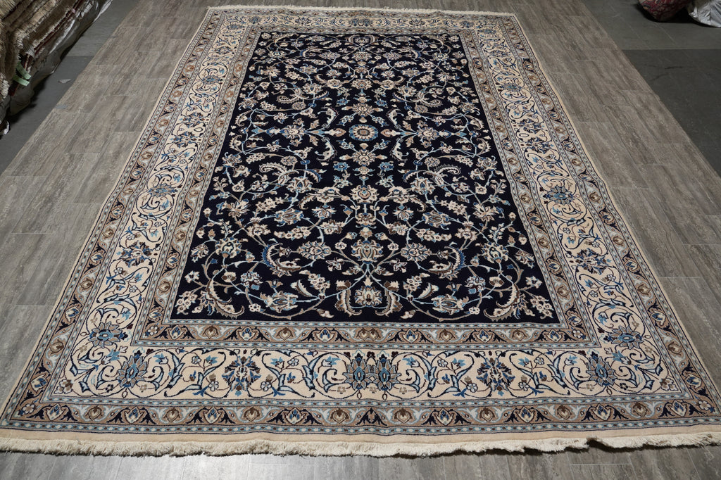 8 x 11.7 Persian Fine Nain Rug Iran #PIX-14345