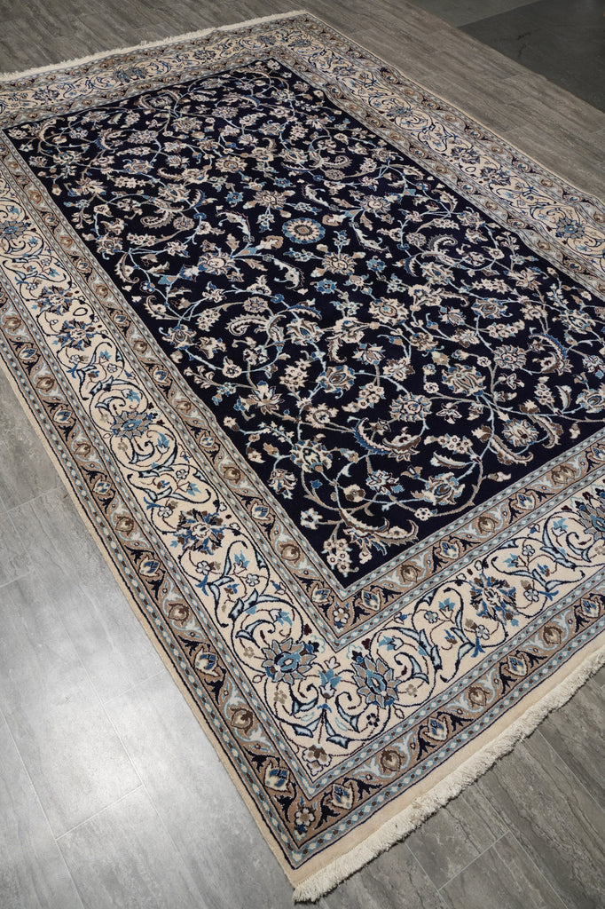 8 x 11.7 Persian Fine Nain Rug Iran #PIX-14345