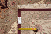 Load image into Gallery viewer, 12 x 15 High Quality Handmade Wool and Silk Rug Burgundy #F-4496