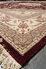 Load image into Gallery viewer, 12 x 15 High Quality Handmade Wool and Silk Rug Burgundy #F-4496