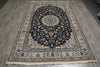Load image into Gallery viewer, 6.6 x 9.9 Persian Wool &amp; Silk Nain Rug - IRAN #PIX-16892