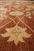 Load image into Gallery viewer, 8.10 x 11.7 New Handmade Zigler Chobi Peshawar Rug Warm Rust Gold #F-4187